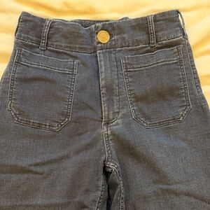 Maeve Women's Cropped Wide Leg Jeans